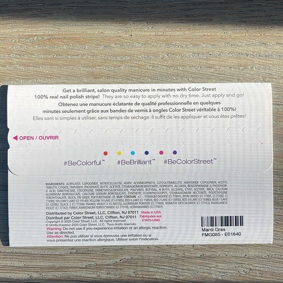 ColorStreet Manicure NailStrips MardiGras-Purple, Blue, SilverSparkles 2 for $18 - Picture 7 of 8